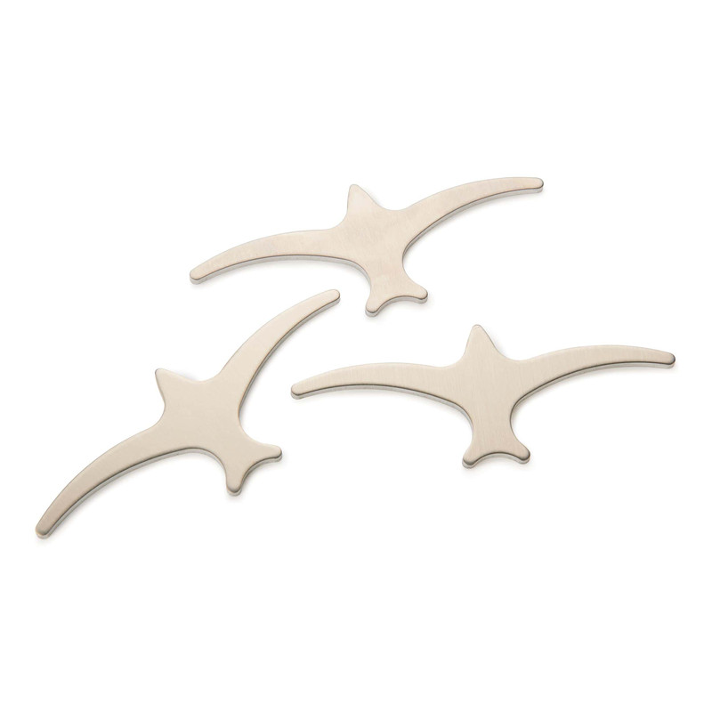 Aluminum Inlay - 3 Pack - Style:Seagull - Size:Large
